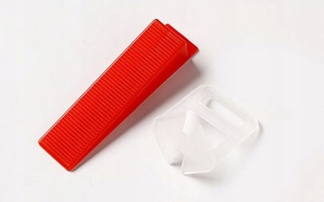 START SET DO POZIOMOWANIA PŁYTEK KLIPSY KLINY 2 mm + Szczypce Zaciskacz