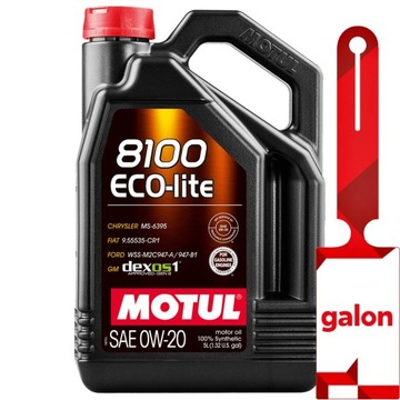 MOTUL 8100 Eco-Lite 0w20 5L - syntetyczny olej silnikowy