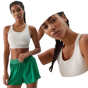 BIUSTONOSZ SPORTOWY DAMSKI 4F STANIK TOP TRENINGOWY NA SIŁOWNIĘ SS24F705