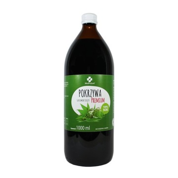 Sok z pokrzywy 99,8% naturalny wyciąg z liści Bez cukrów 1000 ml