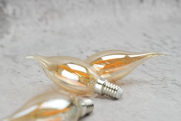 Светодиодная лампа 4Вт 320лм EDISON e14 LOFT свеча-паук