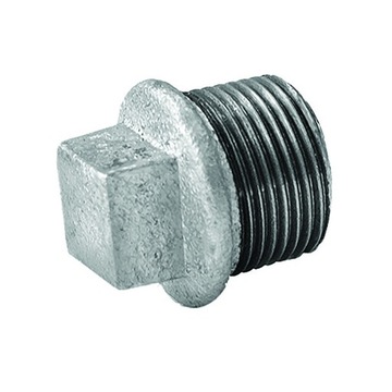 FITTING STRONG ZAŚLEPKA Żeliwna Wkrętna Ocynk 300°C 25bar GZ 3/4