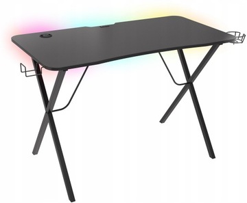 Biurko Gamingowe GENESIS Holm 200 Komputerowe dla Gracza RGB LED OUTLET