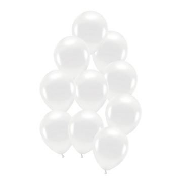 Balony przezroczyste 30cm 10 sztuk urodziny