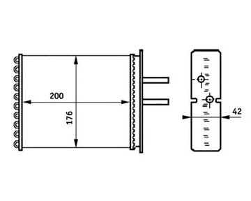 MAHLE AH 161 000S NÁHRADA TEPLÁ TOPENÍ INTERIÉR