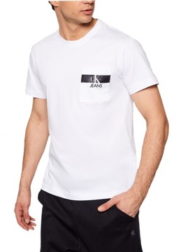 Biały T-shirt Calvin Klein Jeans r. M