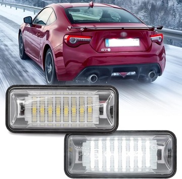 LED LAMPY TABULKY TOYOTA GT86 SUBARU BRZ IMPREZA