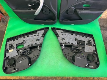 TAPICERKI BOCZKI DRZWI KOMPLET SKÓRA BOSE RENAULT MEGANE 3 III 08- KOMBI
