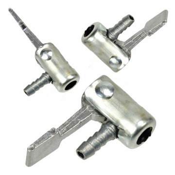 KOŃCÓWKA DO POMPOWANIA METALOWA DO POMPKI SAMOZACISKOWA DO KÓŁ 8MM