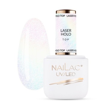 Лак для ногтей NaiLac Laser Holo Top, 7 мл