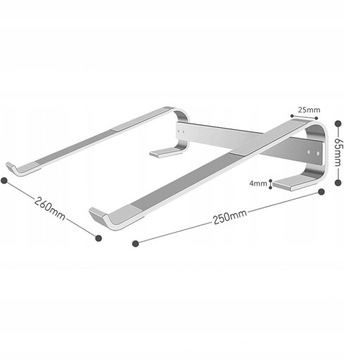 АЛЮМИНИЕВАЯ ПОДСТАВКА ДЛЯ НОУТБУКА ПОДСТАВКА ДЛЯ ПЛАНШЕТА 10–17 ДЮЙМОВ