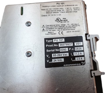 МОДУЛЬ ПИТАНИЯ GRUNDFOS PU 101 96079937 PU101