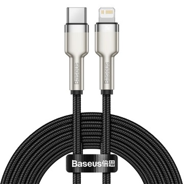 BASEUS KABEL PRZEWÓD USB-C - LIGHTNING do iPhone PD POWER DELIVERY 20W 2m