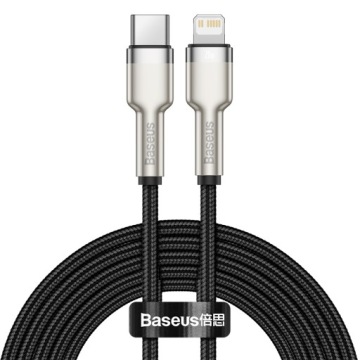 BASEUS KABEL PRZEWÓD USB-C - LIGHTNING do iPhone POWER DELIVERY PD 20W 25CM