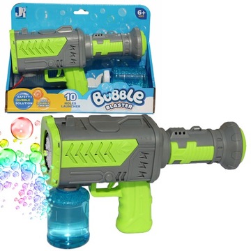 Pistolet automat do baniek mydlanych bazooka płyn