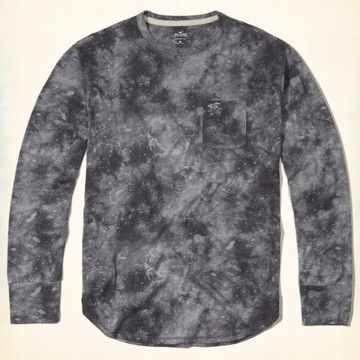 T-shirt męski Long-Sleeve Logo Tee ABERCROMBIE M