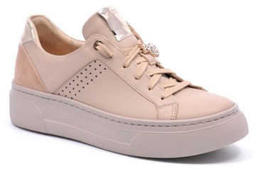 Sneakersy Nessi 24585 Beż Rozmiar 37