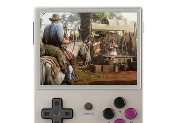 ИГРОВАЯ КОНСОЛЬ EMU ANBERNIC RG35XX+ 2024 64 ГБ + 128 ГБ HDMI 3M КОМПЛЕКТ