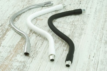 Biała elastyczna rurka M10x1 peszel do lampy Giętka rurka do lamp handmade