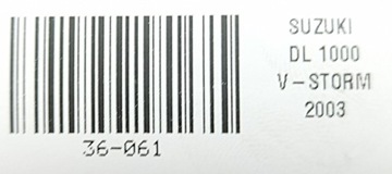 SUZUKI DL 1000 V-STORM 02-10 ОСЬ