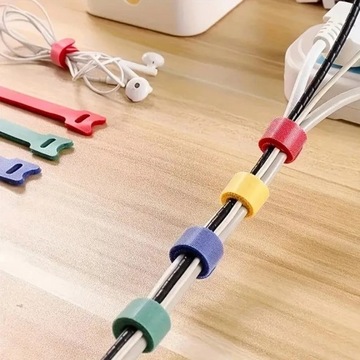 10x РУЧКА-ОРГАНИЗАТОР ЗАЖИМ КРЮК КАБЕЛЬ-ВЕЛКРО ДЛЯ КАБЕЛЕЙ-ВЕЛКРО