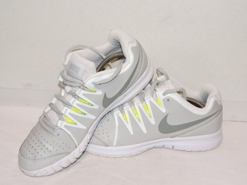 NIKE VAPOR COURT SKÓRA SZARE ŁADNE r.45,5