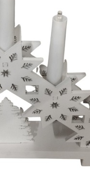 ПОДСВЕЧНИК СВЕТОДИОДНЫЙ - РОЖДЕСТВЕНСКОЕ УКРАШЕНИЕ - b