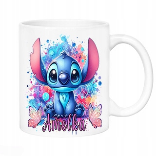 KUBEK PERSONALIZOWANY LILO STICH STITCH STICZ PREZENT NA URODZINY + IMIĘ