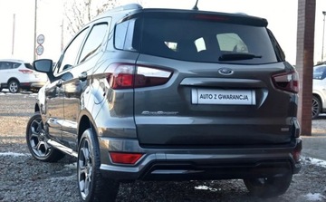 Ford Ecosport II SUV Facelifting 1.0 EcoBoost 125KM 2018 Ford EcoSport ST-line Idealny LED skora ALCANTARA navi. Benzyna 125KM, zdjęcie 3