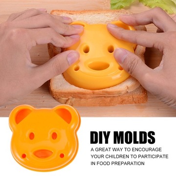 Маленькая форма для торта. Кубики льда для изготовления трафаретного хлеба.