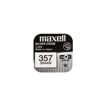 1 bateria srebrowa 357 Maxell SR44W SR44SW