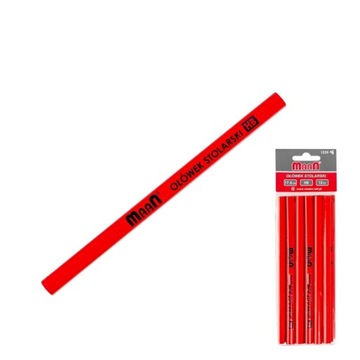 OŁÓWEK BUDOWLANY STOLARSKI TECHNICZNY OŁÓWKI 18cm ZESTAW OŁÓWKÓW 12sztuk