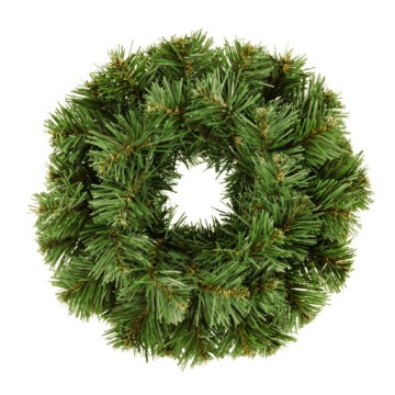 Искусственный рождественский венок, маленький, 28 см.