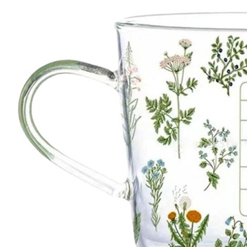 Стеклянная кружка для домашнего использования емкостью 500 мл с ручкой для свадебного подарка.