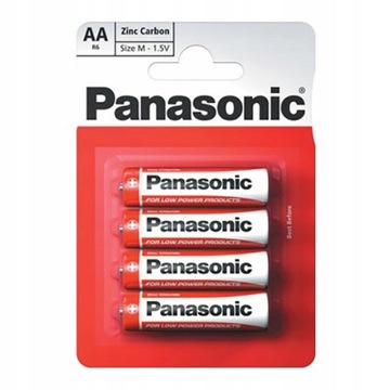 Bateria cynkowo-węglowa Panasonic AA (R6) 4 szt