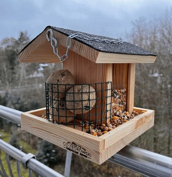 Кормушка для птиц + балконный держатель - ПРОИЗВОДИТЕЛЬ