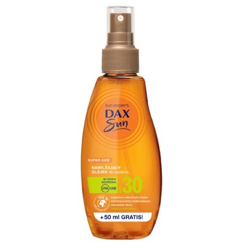 Dax Sun Nawilżający olejek do opalania SPF 30