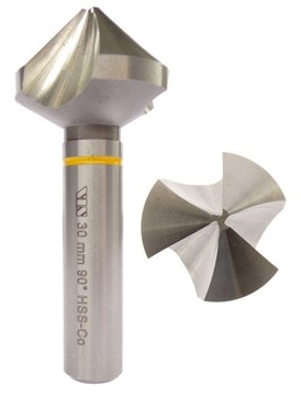 POGŁĘBIACZ FAZOWNIK FREZ 30mm 90 STOPNI HSS-Co HSS-E KOBALTOWY VIS