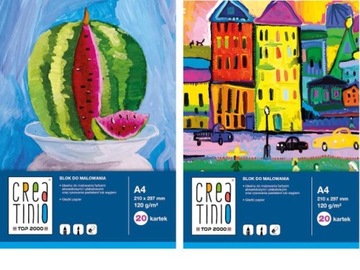 Blok do malowania Top 2000 Creatinio A3/20k biały