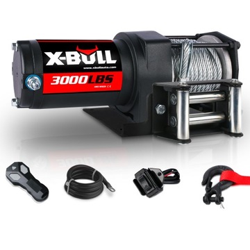 ЛЕБЕДКА Лебедка X-BULL 12В 15м 1,36 тонны XXL