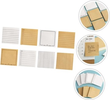 8 шт. самоклеящиеся отрывные наклейки для заметок с надписями Lovely L