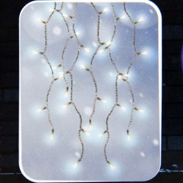 Гирлянда из лепестков, штора, занавеска, звезды, теплая