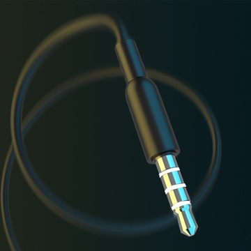 Проводные наушники-вкладыши с микрофоном под разъем 3,5 мм, черные