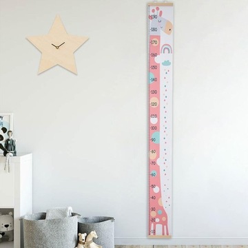 Таблица роста ребенка, легко читаемая шкала.