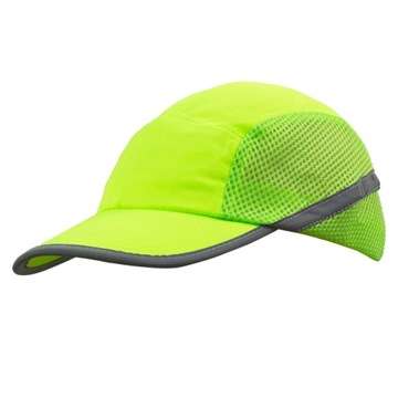 CZAPKA Z DZASZKIEM ROBOCZA ODBLASKOWA OSTRZEGAWCZA DO PRACY BHP