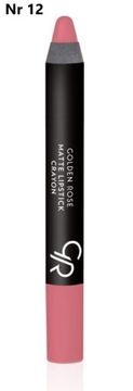 Golden Rose Crayon matowa pomadka w kredce 12