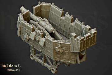 Миниатюры Хайленда, имперская пушка Солнечной страны, имперская пушка, пушка старого молота