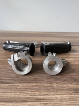 NOWY POLSKI KOMPLET DŹWIGNA KORPUS GUMA KIEROWNICY MOTORYNKA KOMAR ROMET