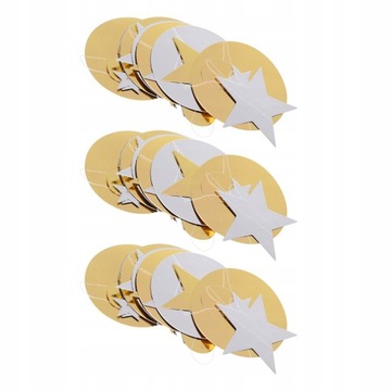 3 sztuk Okno wiszące Banner gwiazda Garland