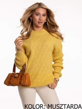 Milutki Wygodny Modny Luźny SWETER Sweterek Dużo Kolorów
